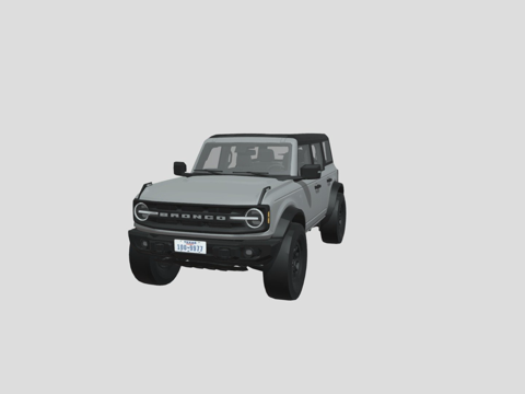  福特野马3d模型 