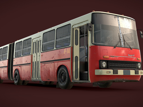  苏联巴士3d模型 