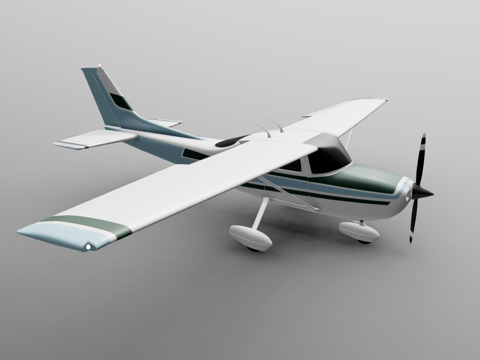  塞斯纳1823d模型 