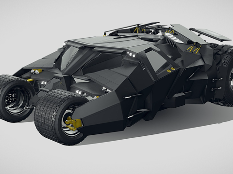  蝙蝠车20053d模型 