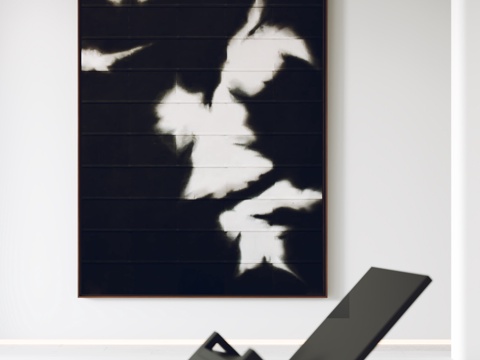  现代挂画 装饰画 卧室挂画 客厅挂画 单椅3d模型 