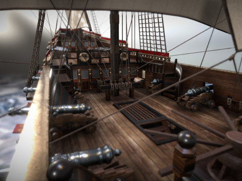  英国皇家海军决心号3d模型 