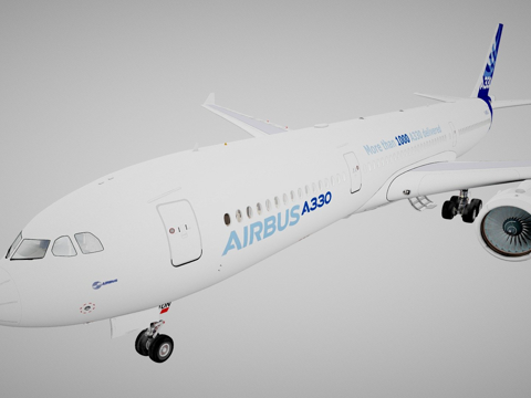  空客A330-3003d模型 