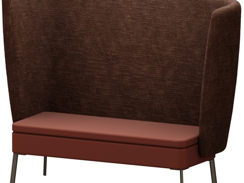  双人沙发3d模型 