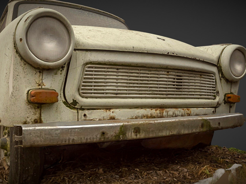  特拉贝特复古超级跑车3d模型 