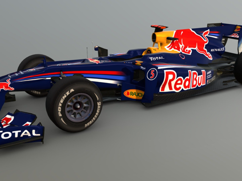  一级方程式红牛3d模型 