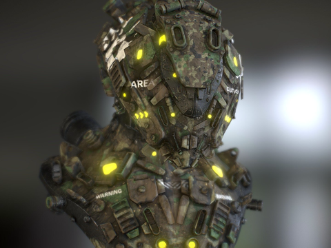  头盔网络Z19由奥斯卡创意3d模型 