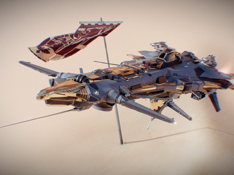  帝国ECM拦截机Dyrnwyn（等级17）3d模型 