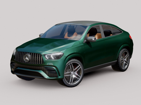  梅赛德斯-奔驰GLE-25美元3d模型 