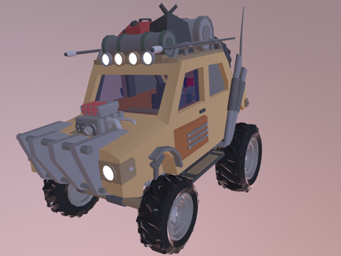  疯狂麦克斯的战争机器[越野]3d模型 