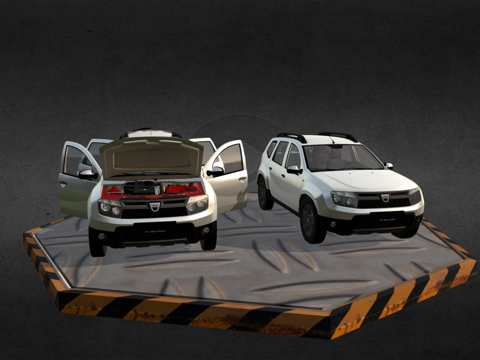  雷诺Duster3d模型 