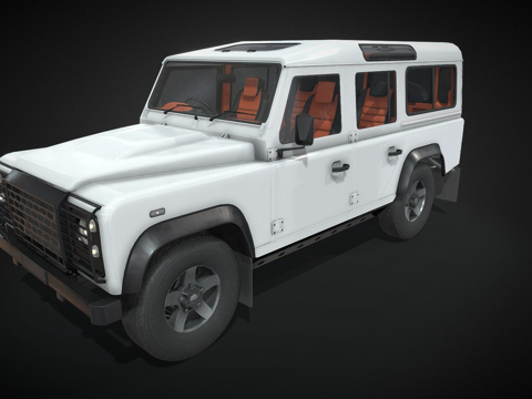 路虎卫士3d模型 