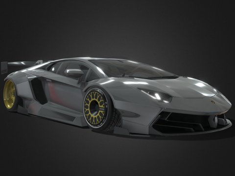  兰博基尼=定制= 埃文塔多LP-700-43d模型 