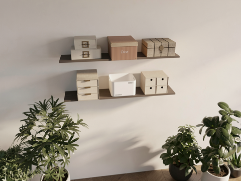 化妆品_收纳盒_礼品盒_化妆品盒_置物盒_储物盒_茶叶盒su模型