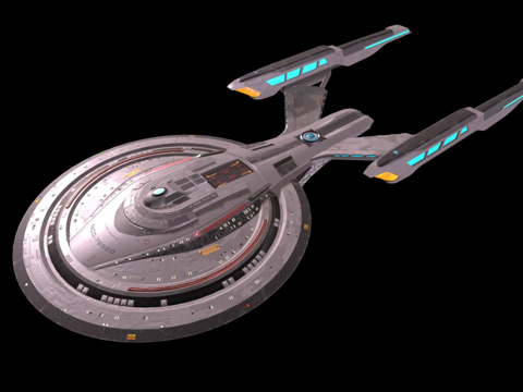  杜德施塔特级(星际迷航-皮卡德)3d模型 