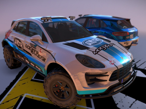  保时捷Macan3d模型 