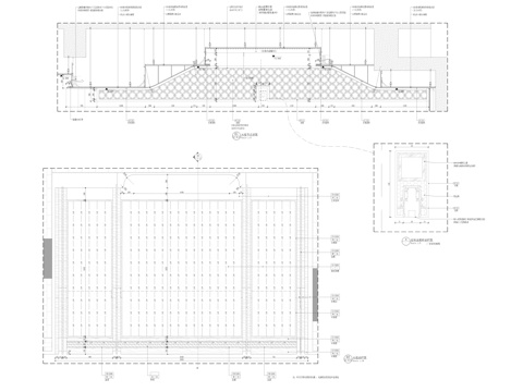 异形天花节点cad施工图