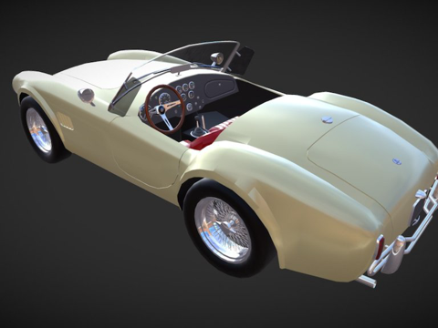  AC Cobra 289 Mk.2敞篷跑车1963年款3d模型 