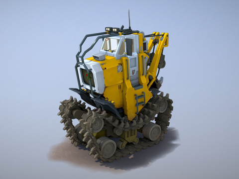  =MACK=拖拉机3d模型 