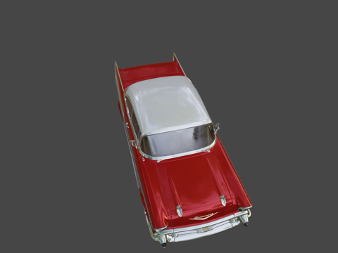  高多边形 — 雪佛兰贝尔艾尔1957年款3d模型 