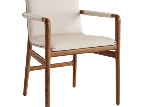  现代单椅3d模型 