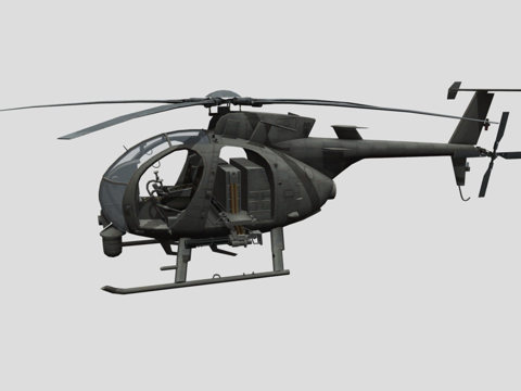  波音AH-63d模型 