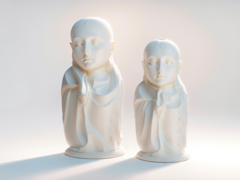 雕塑小品su模型