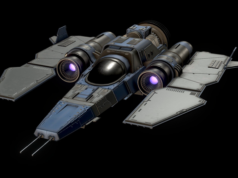  太空船-CB23d模型 