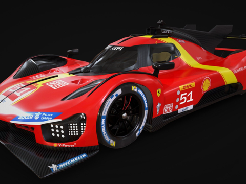  法拉利499P3d模型 