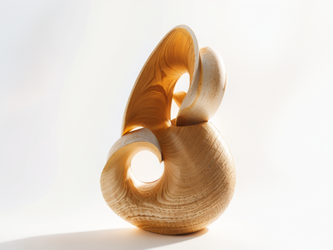  抽象雕塑su模型 