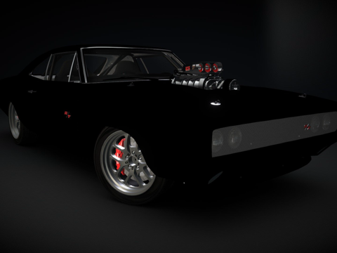  多姆的挑战者极限竞速地平线23d模型 