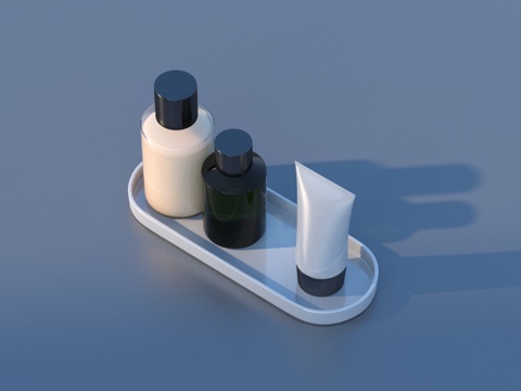 香水 化妆品 生活用品3d模型