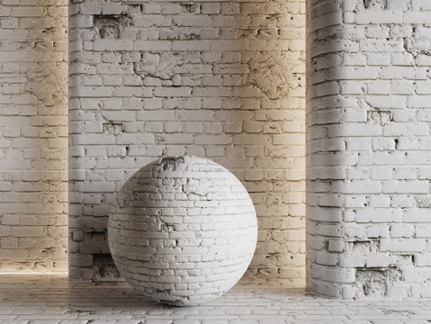 现代砖墙 青石砖墙 脏旧砖墙 仿古砖墙 工业砖墙su模型