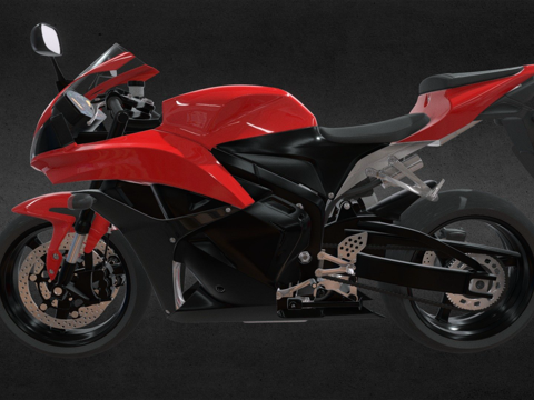  本田CBR 600RR3d模型 