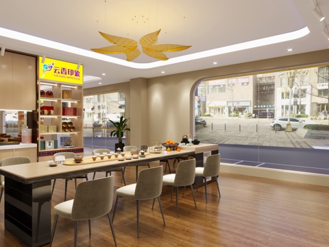  特色烟草店3d模型 