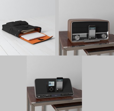  现代电器 数码电器 数码产品 手机 音响3d模型 