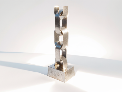  抽象雕塑su模型 