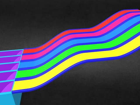  带传送门的水滑梯-水滑梯3d模型 