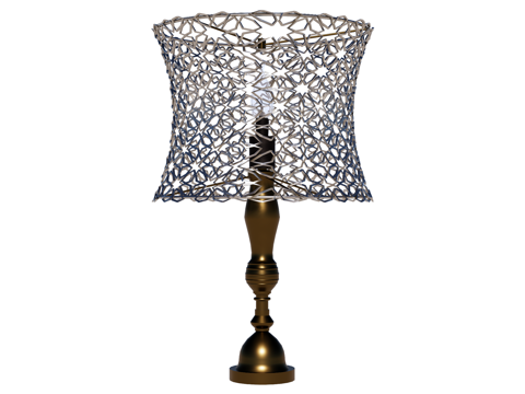 台灯 装饰灯具 氛围灯具 金属台灯su模型