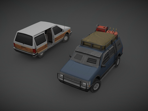  '89道奇凯领3d模型 