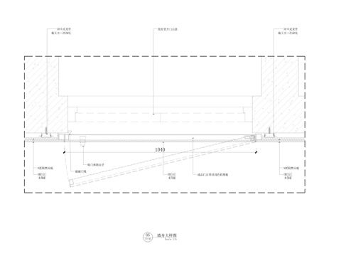 管井处隐形门节点cad施工图