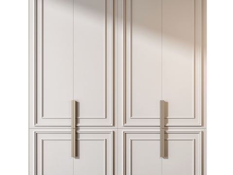  现代衣柜3d模型 