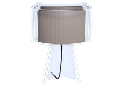 台灯 装饰灯具 氛围灯具 玻璃台灯su模型