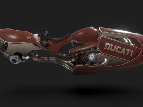  杜卡迪未来3d模型 