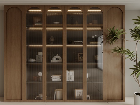  现代装饰柜子3d模型 