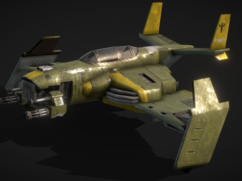  尤卡迪亚战鹰3d模型 