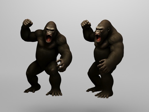  咆哮巨兽3d模型 