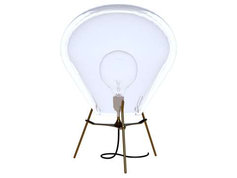 台灯 装饰灯具 氛围灯具 金属台灯 玻璃台灯su模型