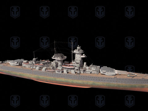  HSF 海军上将格拉夫·斯佩号3d模型 