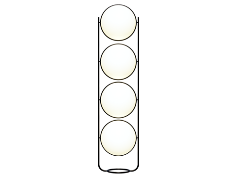  落地灯 装饰灯具 氛围落地灯su模型 